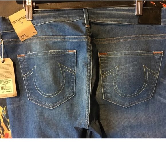 NEW TRUE RELIGION denim jean SUPER SKINNY 31 32 - Picture 4 of 8